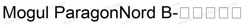 Mogul ParagonNord B字体转换